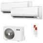Condizionatore Ferroli Giada dual split 9000+12000 BTU inverter A wifi unità esterna 5.3 kW