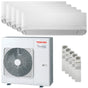 Condizionatore Toshiba Seiya Classic 2025 penta split 9000+9000+9000+12000+18000 BTU inverter A++  unità esterna 10 kW