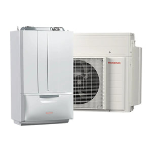 Sistema ibrido pompa di calore integrata con caldaia a condensazione Immergas Victrix Hybrid metano 4 kW Immergas