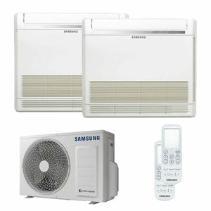 Condizionatore Samsung console dual split 9000+12000 BTU inverter A+++ unità esterna 5,0 kW