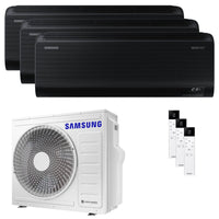 Condizionatore Samsung Windfree Black trial split 9000+12000+12000 BTU inverter A++ wifi unità esterna 6.8 kW Samsung