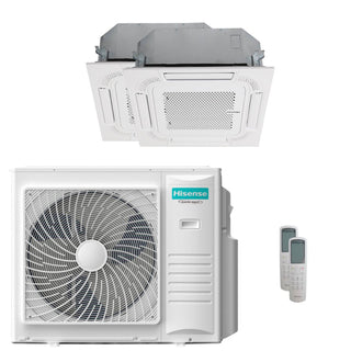 Condizionatore Hisense Cassetta ACT dual split 18000+18000 BTU inverter A++ unità esterna 10 kW Hisense