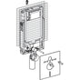 Cassetta incasso Geberit Sigma 8 con modulo d'installazione per vaso sospeso + Placca Sigma 01