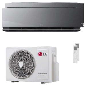 Condizionatore LG ARTCOOL Mirror AI dual split 12000+12000 BTU inverter A+++ wifi unità