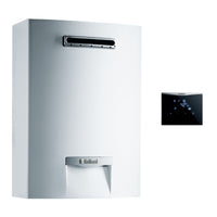 Scaldabagno istantaneo a gas Vaillant OutsideMAG tipo A elettronico 178/1-5 RT camera stagna per esterni 17 l/min. metano