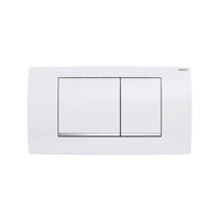 Placca Geberit Twinline 30 bianca per risciacquo a due quantità