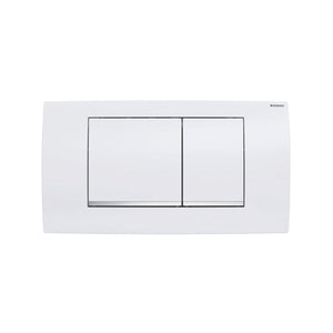 Placca Geberit Twinline 30 bianca per risciacquo a due quantità