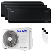 Condizionatore Samsung Windfree Black trial split 7000+9000+9000 BTU inverter A++ wifi unità esterna 5.2 kW