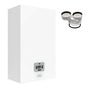Caldaia Ferroli Theta 24 C a condensazione 20 kW camera stagna metano/gpl con kit scarico fumi sdoppiato