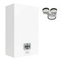 Caldaia Ferroli Theta 24 C a condensazione 20 kW camera stagna metano/gpl con kit scarico fumi sdoppiato