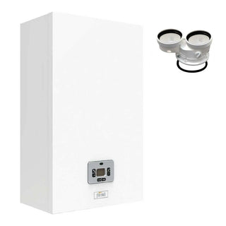 Caldaia Ferroli Theta 24 C a condensazione 20 kW camera stagna metano/gpl con kit scarico fumi sdoppiato Ferroli