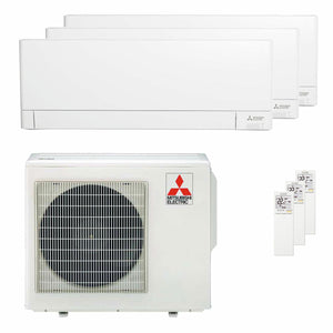 Condizionatore Mitsubishi Electric Serie AY trial split 9000+9000+18000 BTU inverter A++ wifi unità