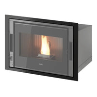 Cornice per inserto a pellet CADEL Zefiro 9 con cassetto pellet Cadel