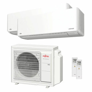 Condizionatore Fujitsu Serie KMCG WiFi dual split 9000+12000 BTU inverter A++ wifi unità esterna 5.4 kW Fujitsu