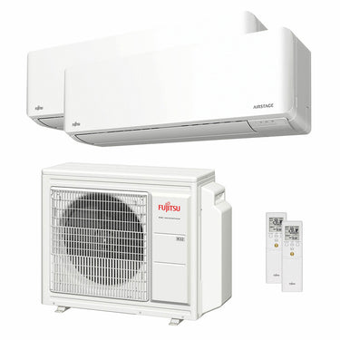 Condizionatore Fujitsu Serie KMCG WiFi dual split 12000+12000 BTU inverter A++ wifi unità esterna 5.4 kW