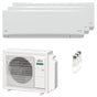 Condizionatore Fujitsu Serie KN WiFi trial split 7000+7000+12000 BTU inverter A+++ wifi unità esterna 5.4 kW
