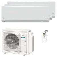 Condizionatore Fujitsu Serie KN WiFi trial split 9000+9000+12000 BTU inverter A+++ wifi unità esterna 5.4 kW
