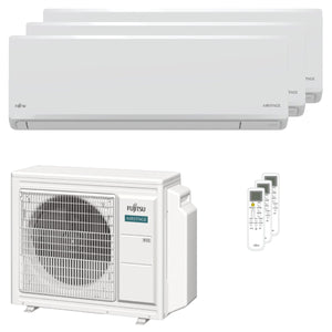 Condizionatore Fujitsu Serie KN WiFi trial split 9000+9000+12000 BTU inverter A+++ wifi unità esterna 5.4 kW