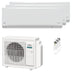 Condizionatore Fujitsu Serie KN WiFi trial split 9000+9000+12000 BTU inverter A+++ wifi unità esterna 5.4 kW