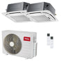 Condizionatore TCL Cassetta 4 vie Serie S dual split 12000+18000 BTU inverter A++ wifi unità esterna 7.9 kW TCL