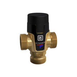 Valvola miscelatrice termostatica Maxiflame LK 551 HydroMix M1" 35-65°C con kit connessioni G¾"x1" 