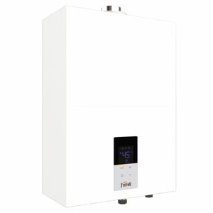 Scaldabagno a gas Ferroli Kona murale a tiraggio forzato e camera stagna 12 l/min. - Metano