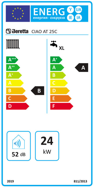 Caldaia Beretta Ciao AT 25 C a condensazione camera stagna 24 kW GPL low nox