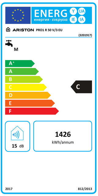 Scaldabagno Elettrico Ariston Pro1 R Verticale 50 litri
