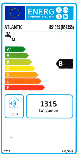 Scaldabagno elettrico Atlantic Genius Steatite Verticale 100 Litri