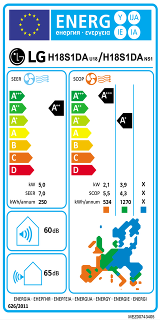 Condizionatore LG DUALCOOL Deluxe AI 18000 BTU R32 Inverter WiFi A++/A+