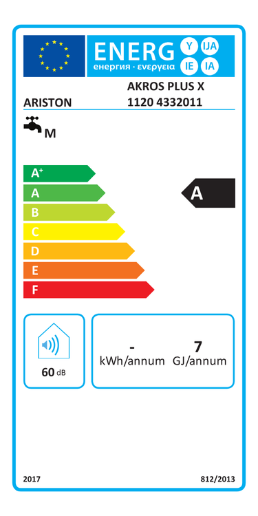 Scaldabagno istantaneo a gas Ariston Akros Plus X camera aperta 11 l/min metano