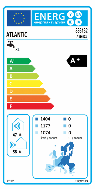 Scaldabagno a pompa di calore Atlantic Explorer R290 270 L V26