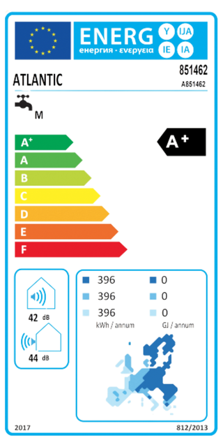 Scaldabagno a pompa di calore Atlantic Calypso Access 85 L classe A+ WiFi