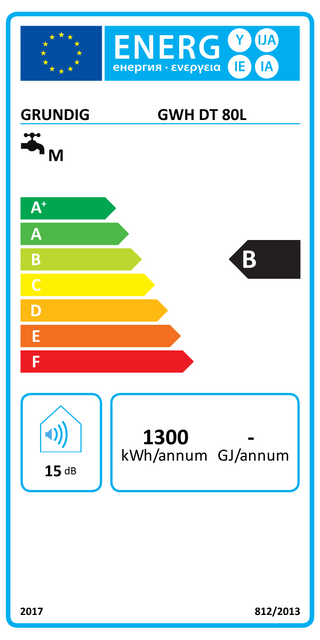 Scaldabagno elettrico Grundig Twin Line 80 Litri - Verticale/Orizzontale
