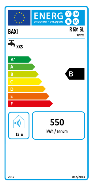 Scaldabagno elettrico linea Must+ Baxi r501sl 10 litri sottolavello 5 anni