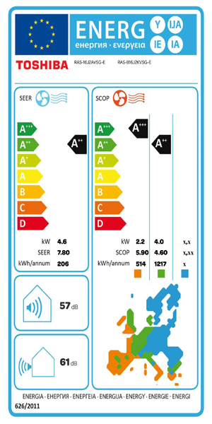 Condizionatore Toshiba SHORAI Edge Black 16000 BTU R32 Inverter A++ WiFi