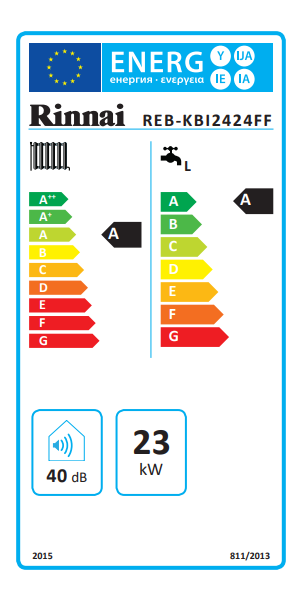 Caldaia Rinnai Zen a condensazione - camera stagna 24 kW metano WiFi