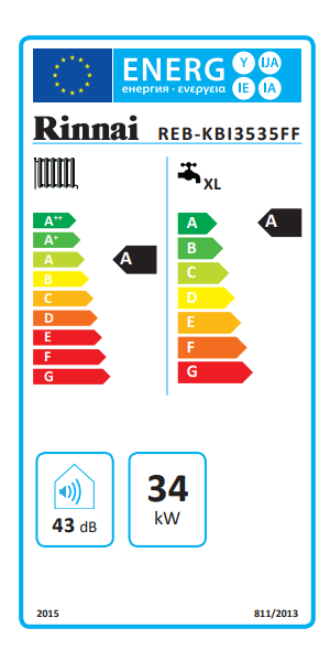 Caldaia Rinnai Zen a condensazione - camera stagna 34 kW metano WiFi