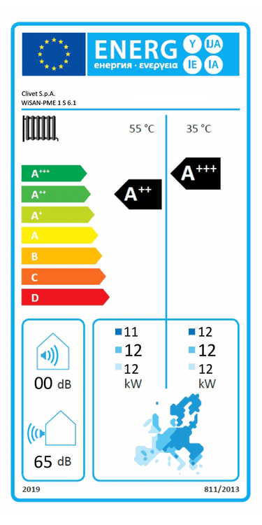 Pompa di calore aria acqua Clivet Edge F 12kW R290 WiFi A+++ - MONOFASE MONOBLOCCO