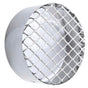 Griglia aspirazione antintrusione per scarico fumi caldaia a condensazione diam. 80 mm. inox