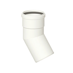 Curva 30° scarico fumi caldaia a condensazione diam. 125 mm. m/f in pp Stabile