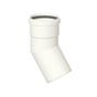 Curva 30° scarico fumi caldaia a condensazione diam. 125 mm. m/f in pp Stabile