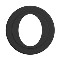Rosone coprimuro ovale diam. 80 mm per scarico fumi stufa a pellet e caldaia a pellet