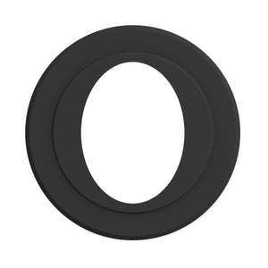 Rosone coprimuro ovale diam. 80 mm per scarico fumi stufa a pellet e caldaia a pellet