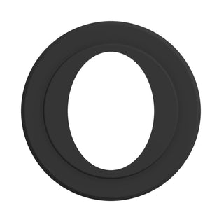 Rosone coprimuro ovale diam. 80 mm per scarico fumi stufa a pellet e caldaia a pellet