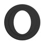 Rosone coprimuro ovale diam. 80 mm per scarico fumi stufa a pellet e caldaia a pellet