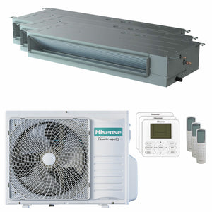 Condizionatore Hisense Canalizzabile ADT trial split 12000+12000+12000 BTU inverter A++  unità esterna 8 kW 2023 Hisense