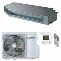 Condizionatore Hisense Canalizzabile ADT trial split 9000+12000+18000 BTU inverter A++  unità esterna 8 kW