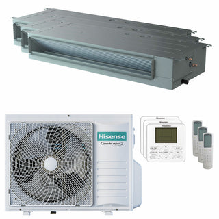 Condizionatore Hisense Canalizzabile ADT trial split 9000+12000+18000 BTU inverter A++  unità esterna 8 kW