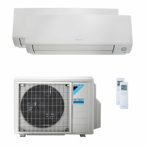 Condizionatore Daikin Perfera All Seasons dual split 5000+7000 BTU inverter A+++ wifi unità